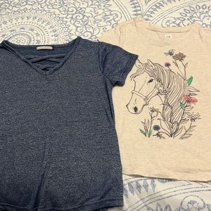 Girls tee 2 pack! Size 10/12